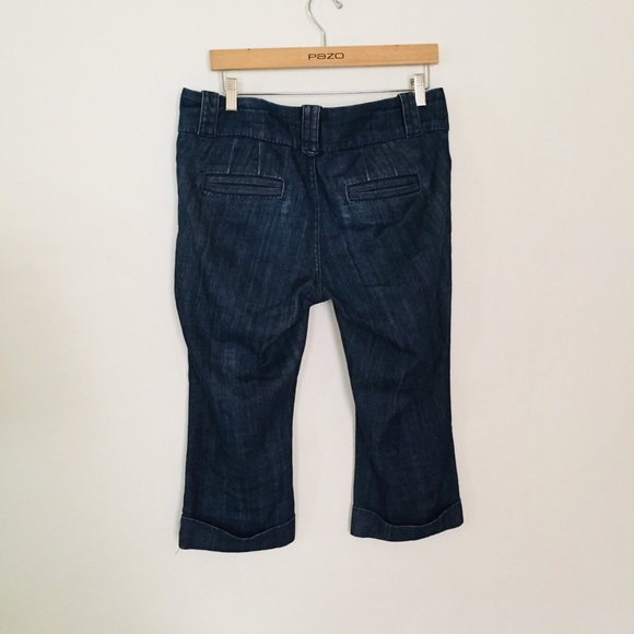 Banana republic size 6 blue jeans capri pants - Picture 3 of 6